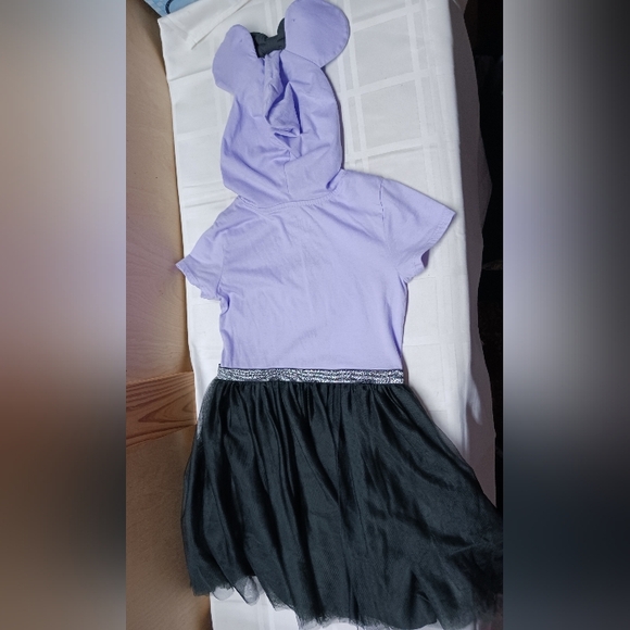 Disney Minnie Mouse Halloween Hooded Tutu Dress / Size M 7-8 - Picture 5 of 11
